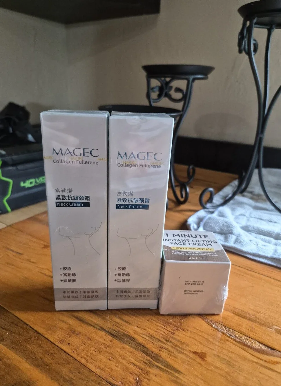 Collagen Fullerene Neck Cream – White, GODA and GODA BODY OIL